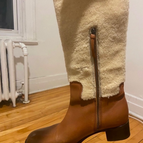 Miu Miu Brown Leather Boots - Picture 4 of 6